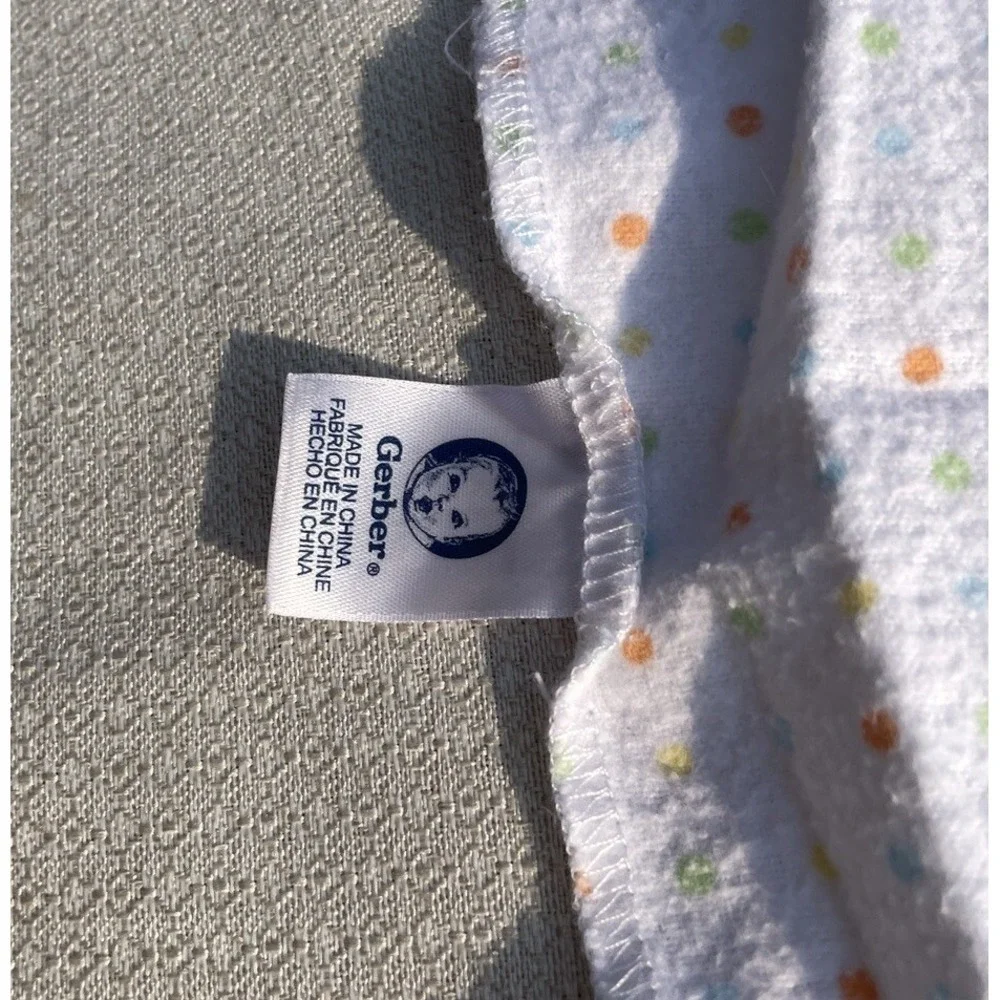 Lot Of 5 Cotton Muslin Baby Infant Swaddle Blankets Gerber Garanimals Stripes